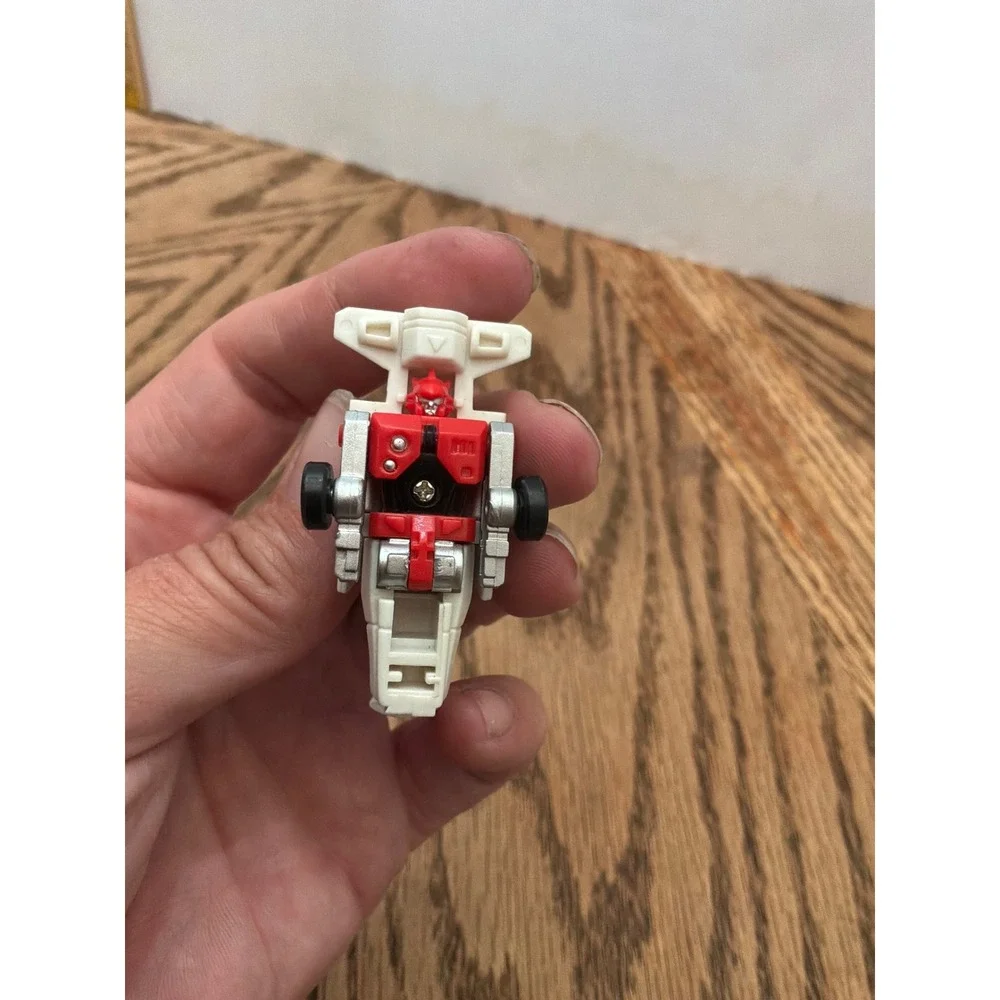 Vintage 1989 Kids Transformers Micromaster Hothouse Jet OS White Red
